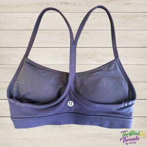 Lululemon Flow Y Bra Size 4 NWOT Pads Included (Deep Plum)
